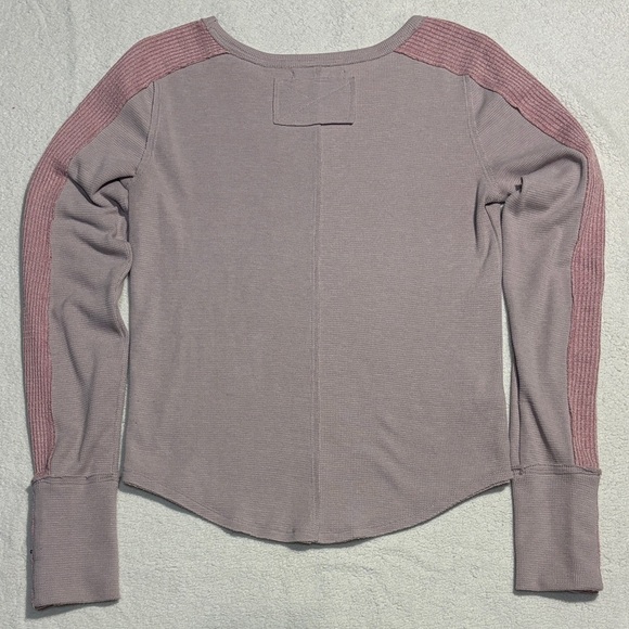 We the Free Long Sleeve Thermal Tasha Top Pink/Daytime Fireworks 
M - Picture 8 of 11